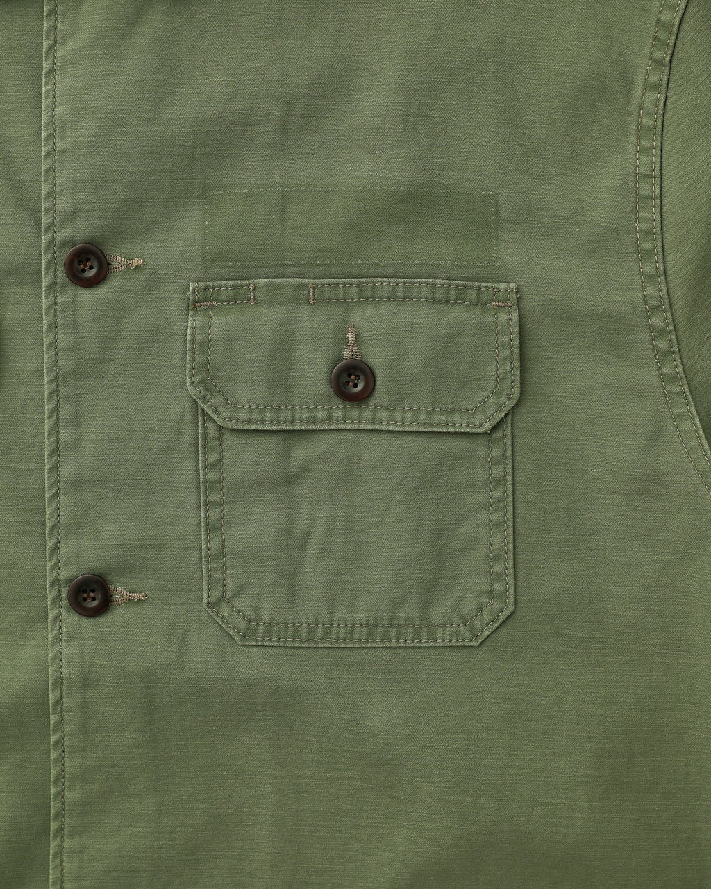 Khakis - Washed Field Shirt (Army Green) product image 3 | TRAB K-Fashion Australia