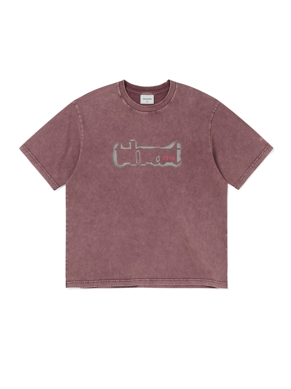 thisisneverthat - that 2010 Cropped Tee (Maroon) product image 1 | TRAB K-Fashion Australia