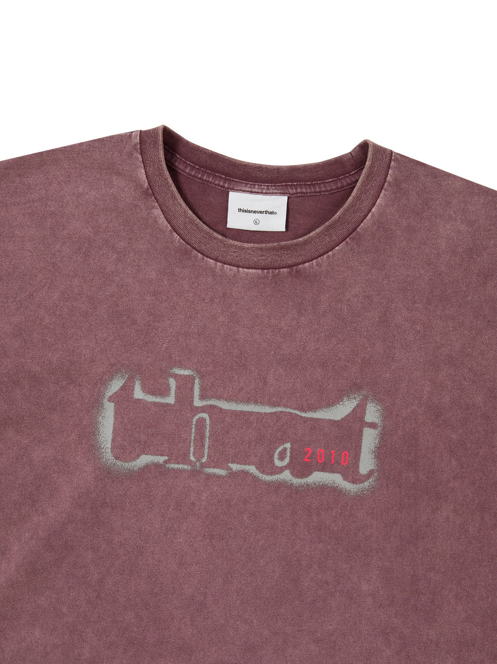 thisisneverthat - that 2010 Cropped Tee (Maroon) product image 2 | TRAB K-Fashion Australia
