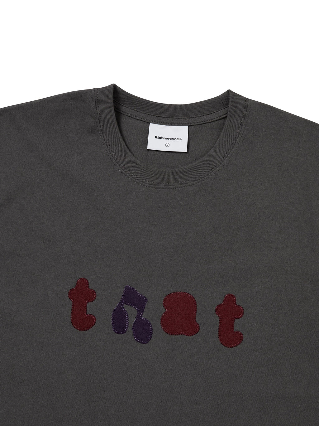 thisisneverthat - that Applique Tee (Charcoal) product image 2 | TRAB K-Fashion Australia