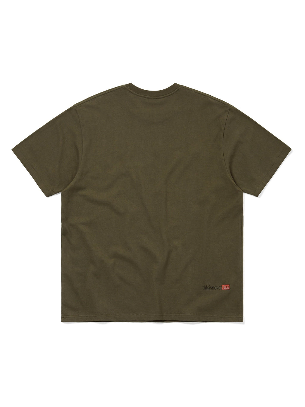 thisisneverthat - that Glitched Logo Tee (Olive) product image 3 | TRAB K-Fashion Australia