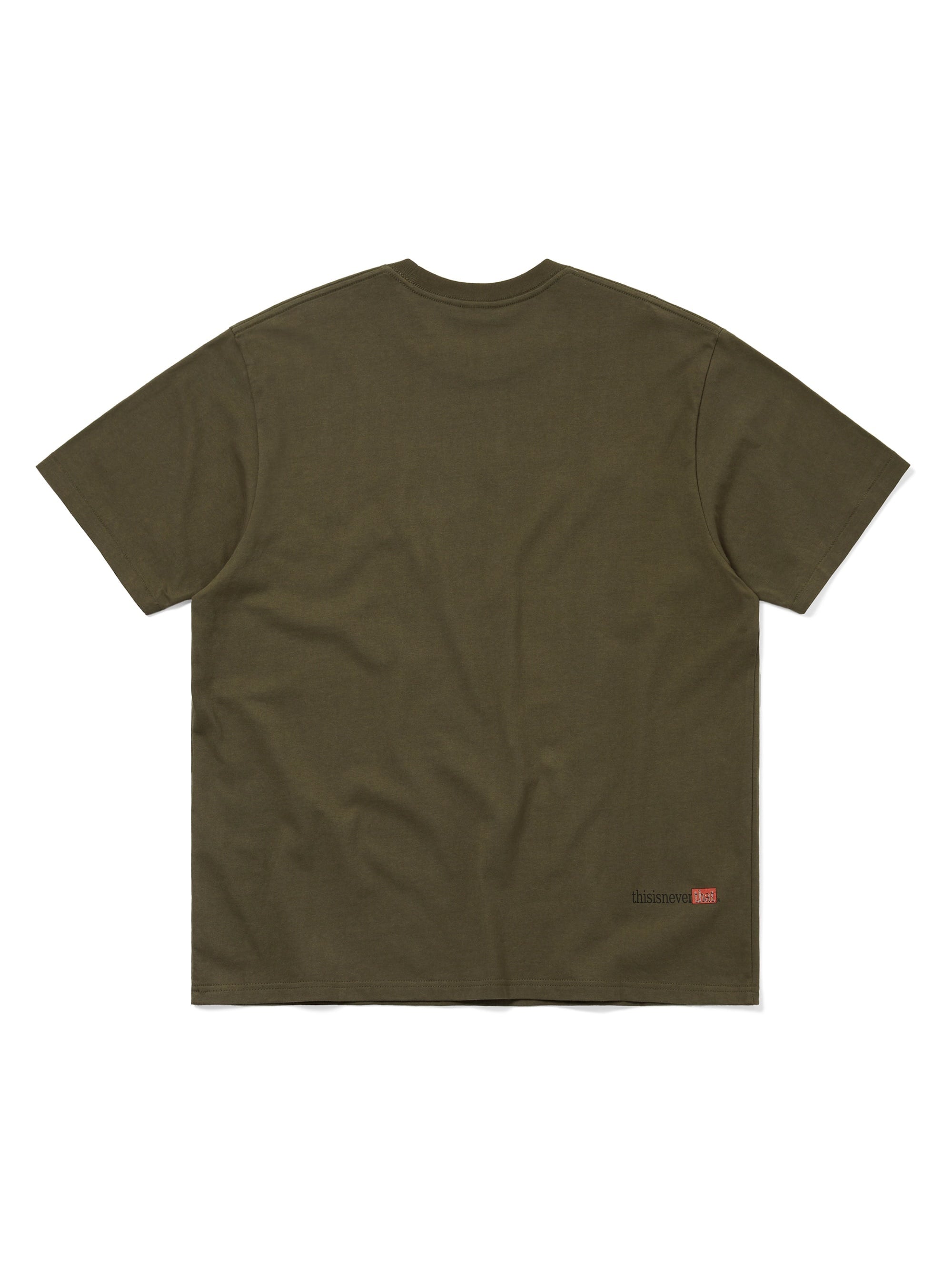 thisisneverthat - that Glitched Logo Tee (Olive) product image 3 | TRAB K-Fashion Australia