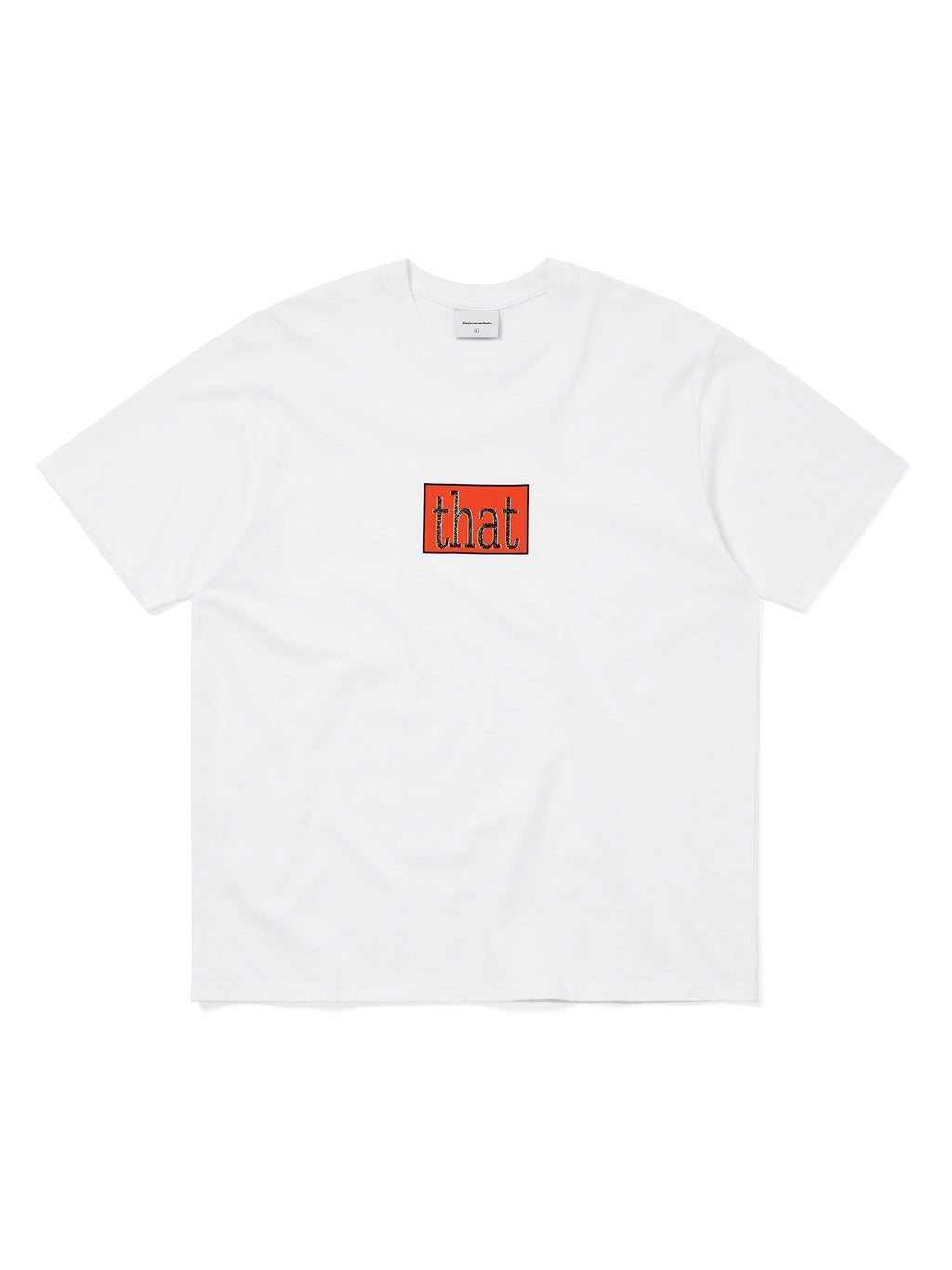 thisisneverthat - that Glitched Logo Tee (White) product image 1 | TRAB K-Fashion Australia