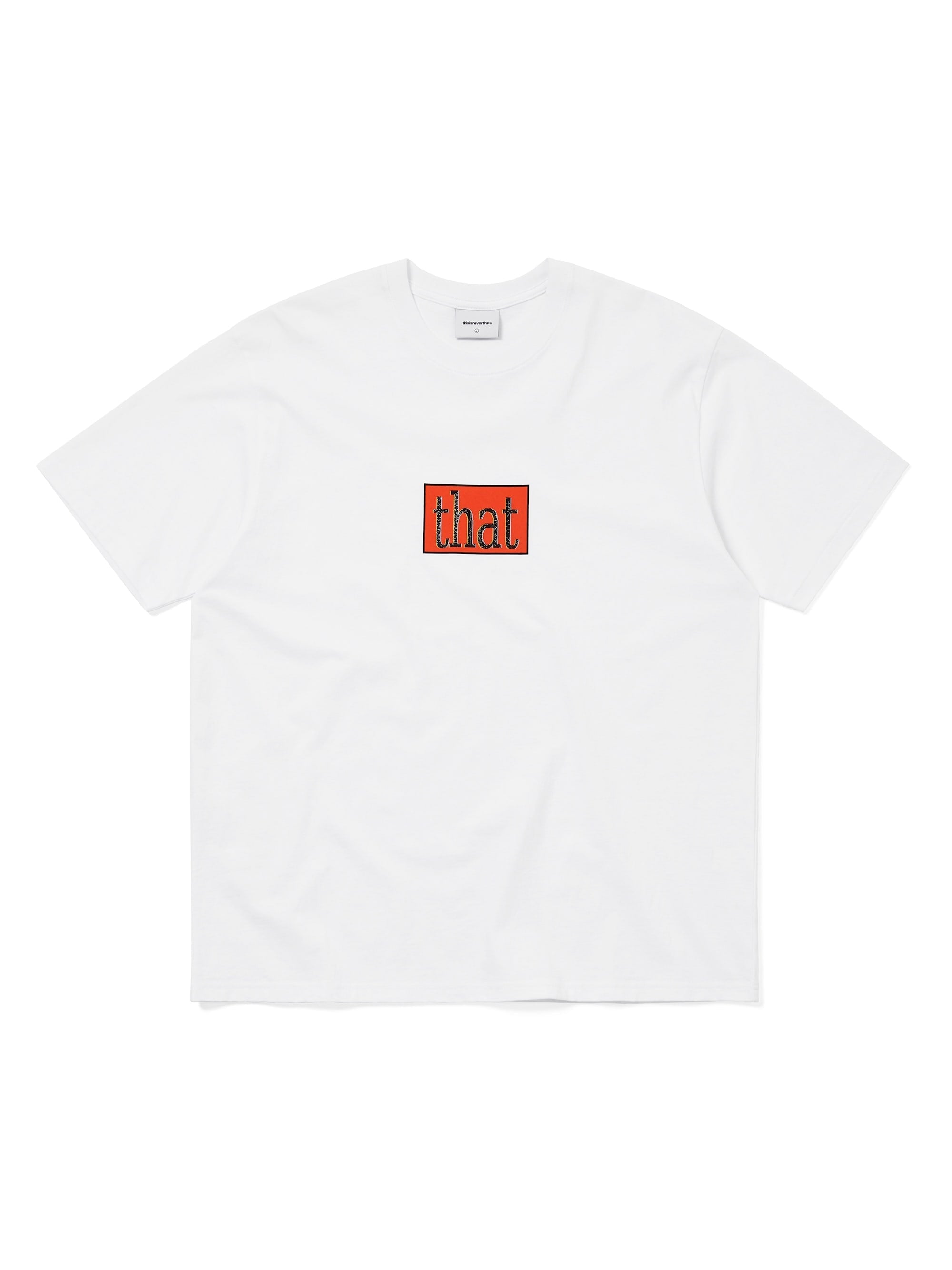 thisisneverthat - that Glitched Logo Tee (White) product image 1 | TRAB K-Fashion Australia