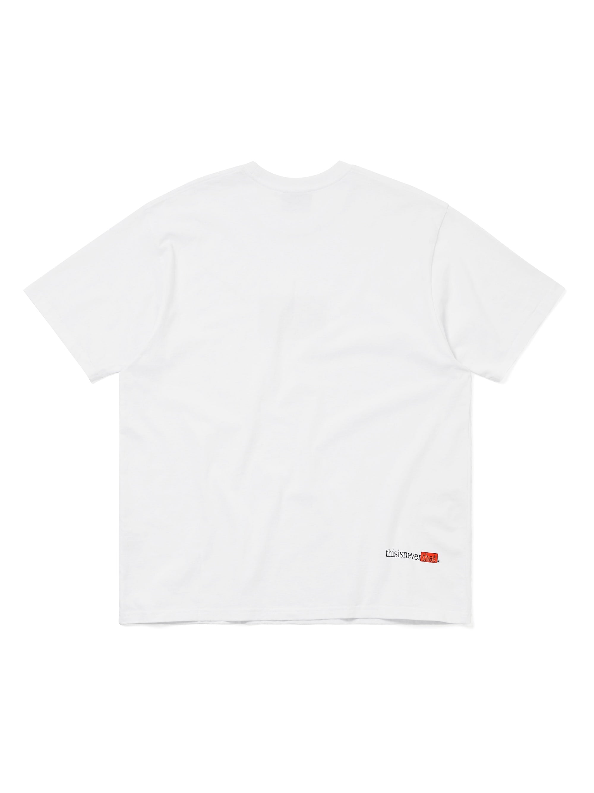 thisisneverthat - that Glitched Logo Tee (White) product image 3 | TRAB K-Fashion Australia