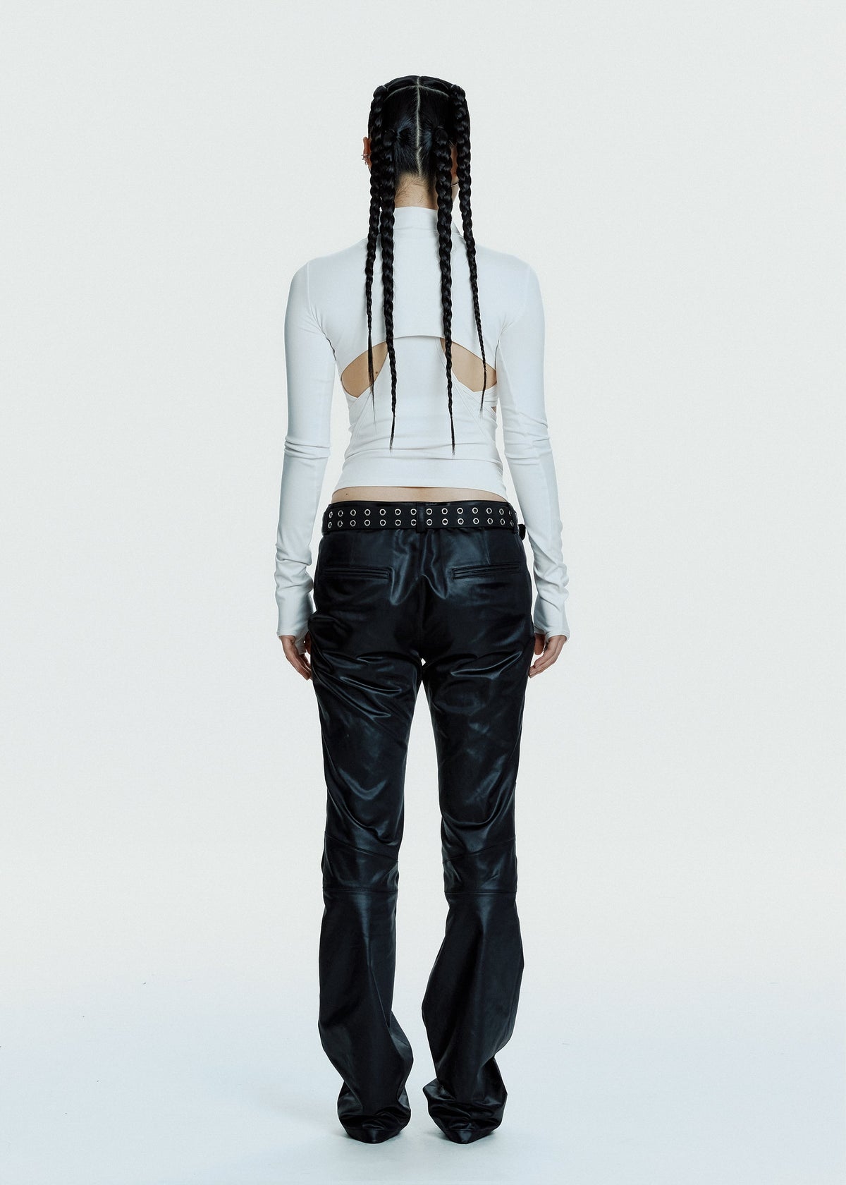 Hyein Seo - Double Layer Crop Top (White) product image 12 | TRAB K-Fashion Australia