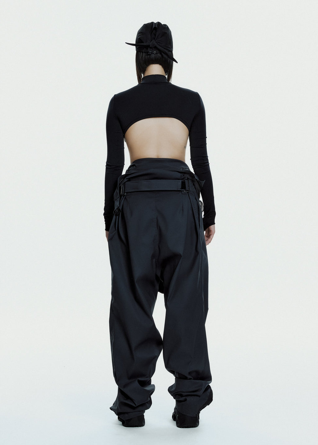 Hyein Seo - Double Layer Crop Top (Black) product image 8 | TRAB K-Fashion Australia