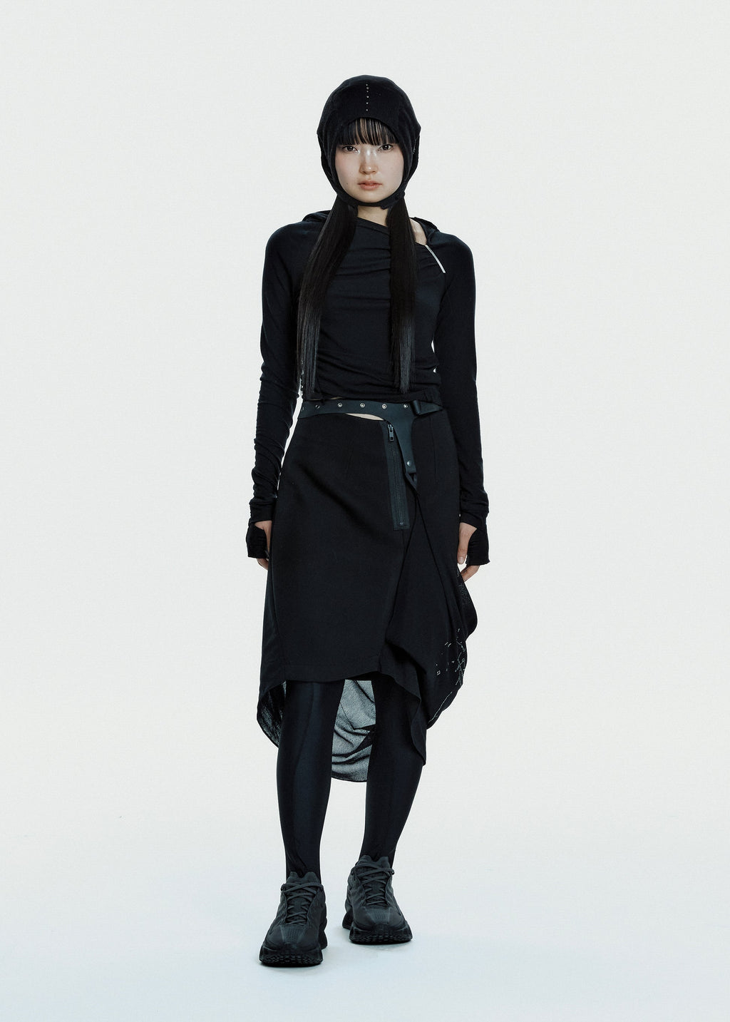 Hyein Seo - Beaded Aviator Hat (Black) product image 2 | TRAB K-Fashion Australia