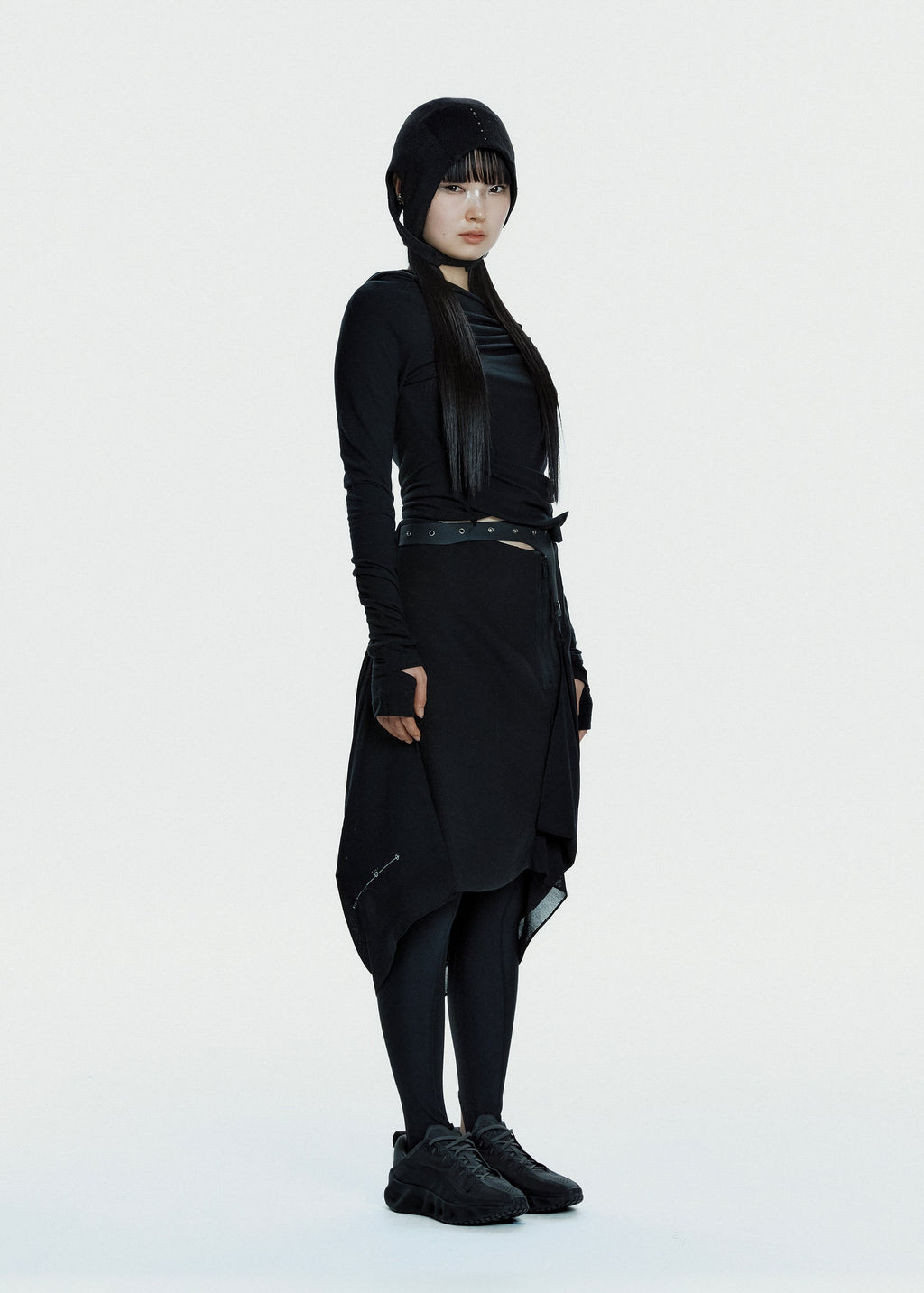 Hyein Seo - Beaded Aviator Hat (Black) product image 1 | TRAB K-Fashion Australia