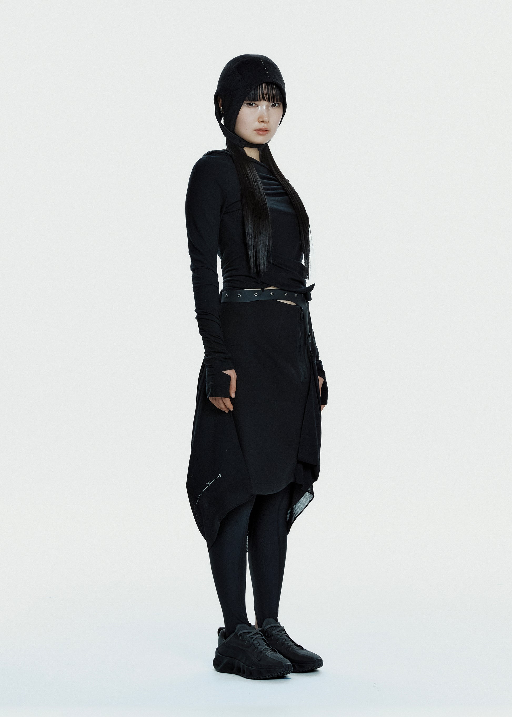 Hyein Seo - Beaded Aviator Hat (Black) product image 1 | TRAB K-Fashion Australia