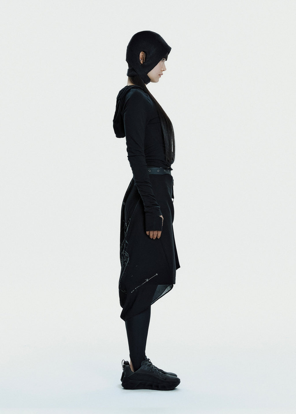 Hyein Seo - Beaded Aviator Hat (Black) product image 3 | TRAB K-Fashion Australia