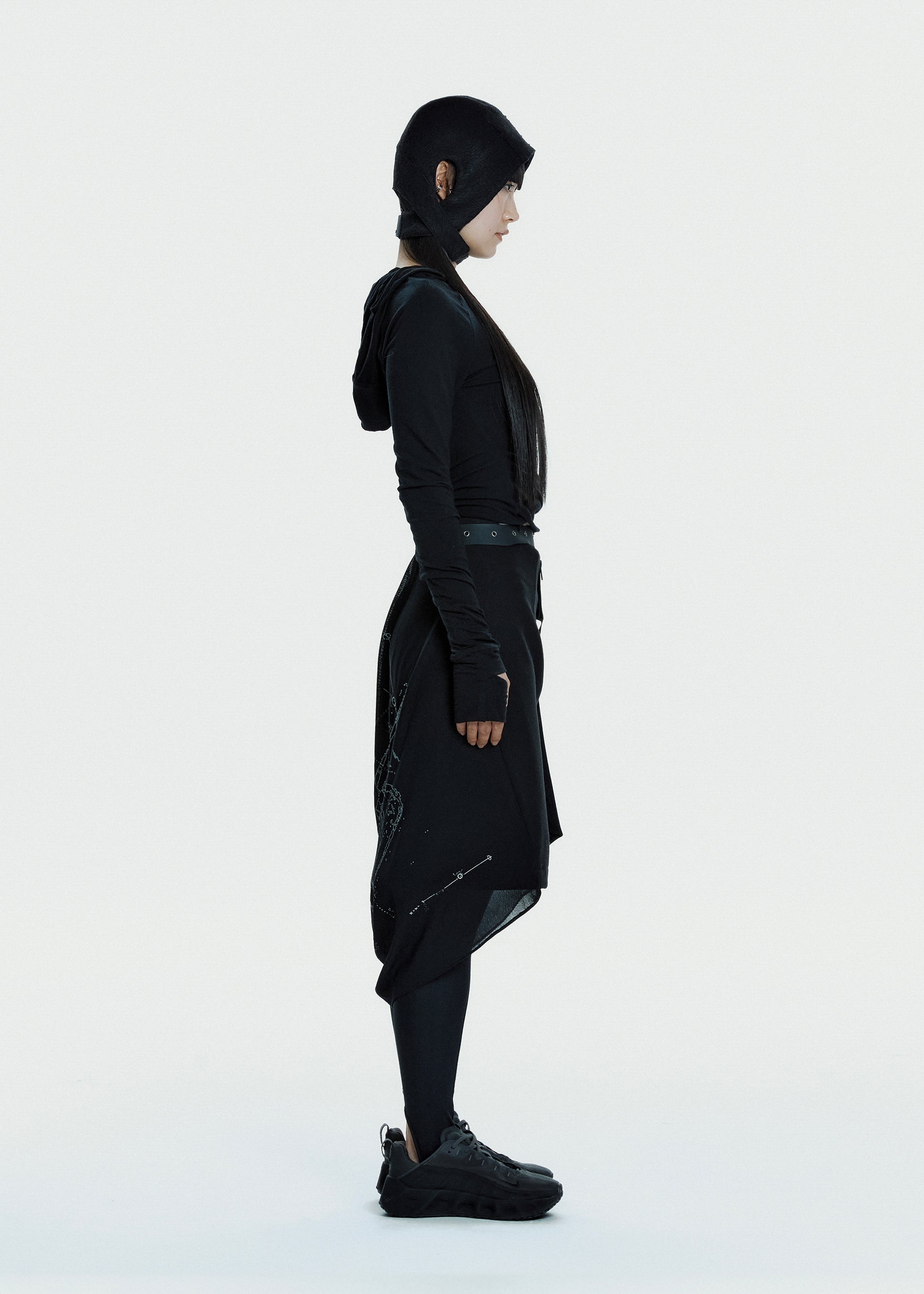 Hyein Seo - Beaded Aviator Hat (Black) product image 3 | TRAB K-Fashion Australia