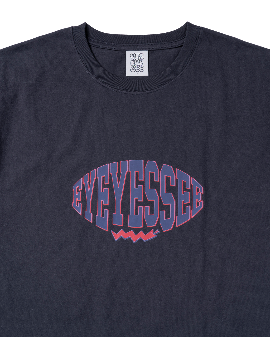 yeseyesee - Y.E.S Oval Logo Tee (Charcoal) product image 3 | TRAB K-Fashion Australia